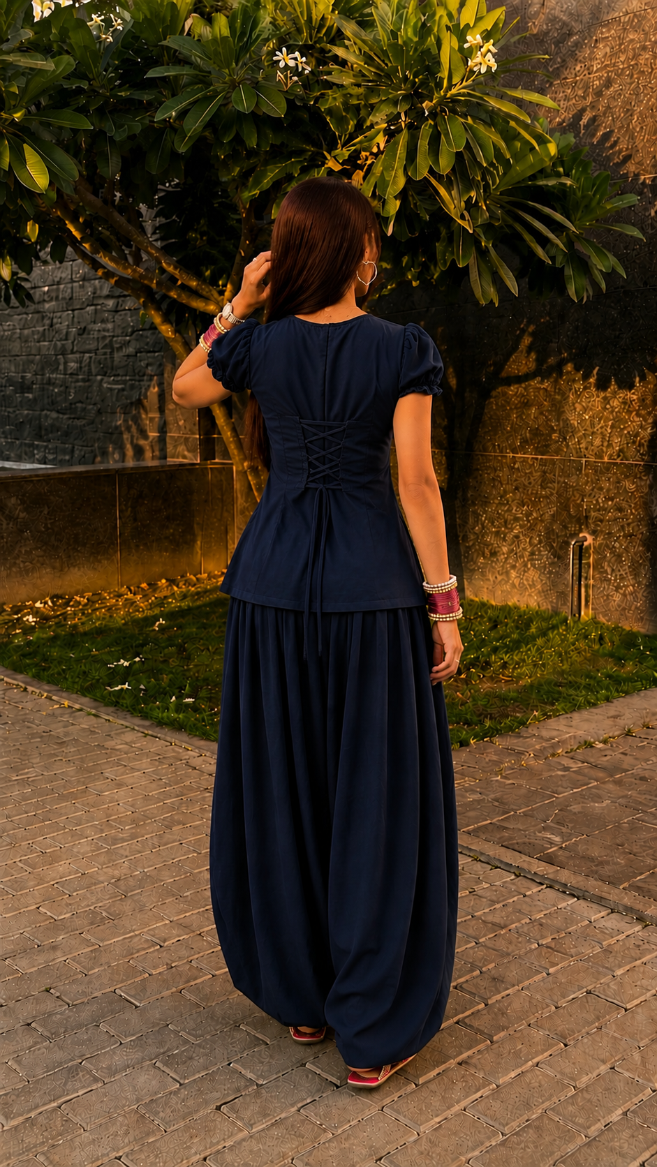 Nyra kurti set with baloon pant