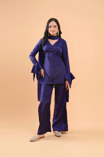 Imported Sartan Fabric Modern Sharara Style Set
