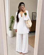 Moon Casual Kurta Set with Palazzo Pants