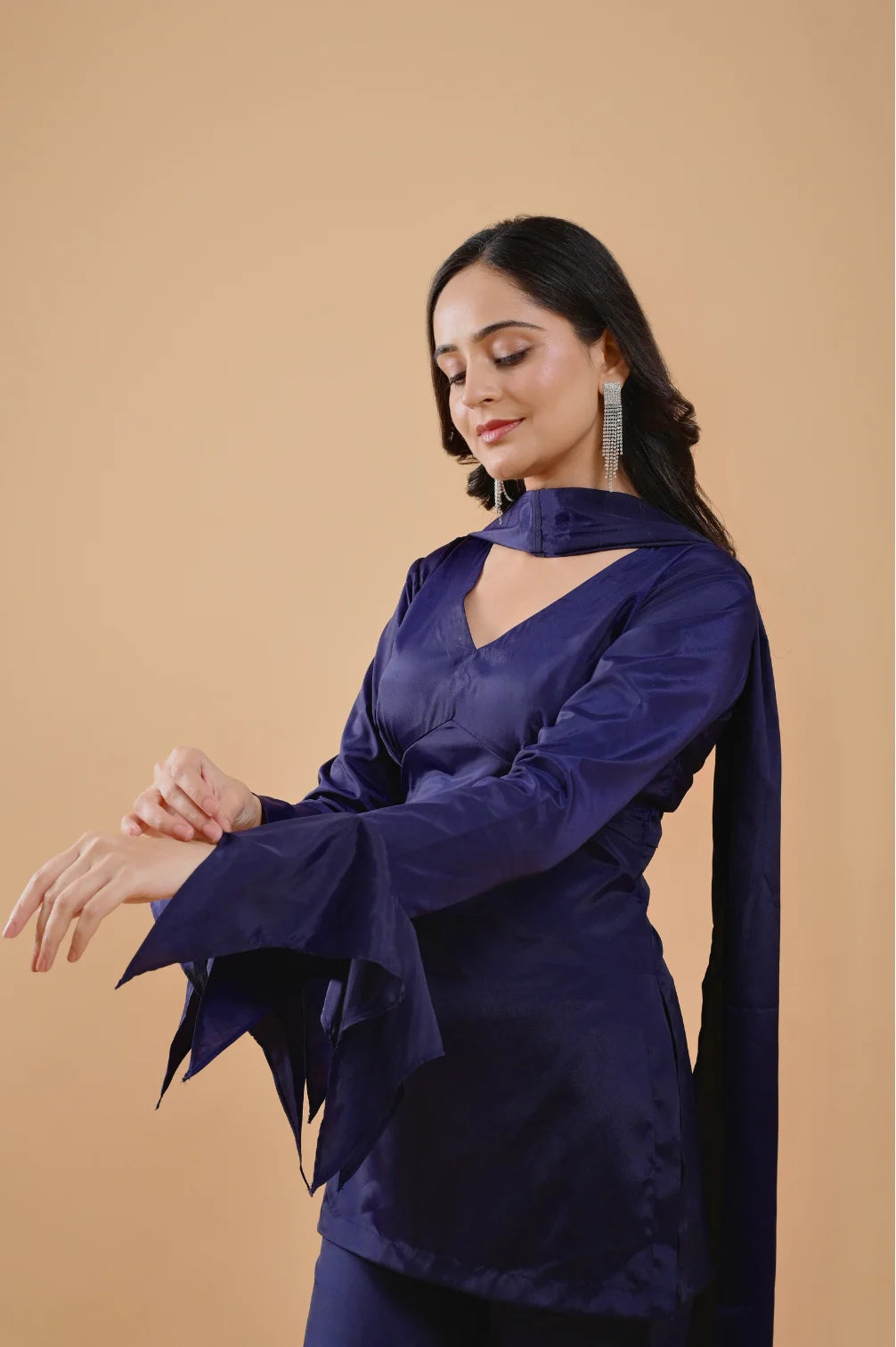 Imported Sartan Fabric Modern Sharara Style Set