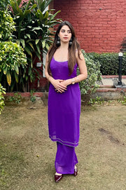 Pure Georgette Two Piece Set (Kurta And Pant)