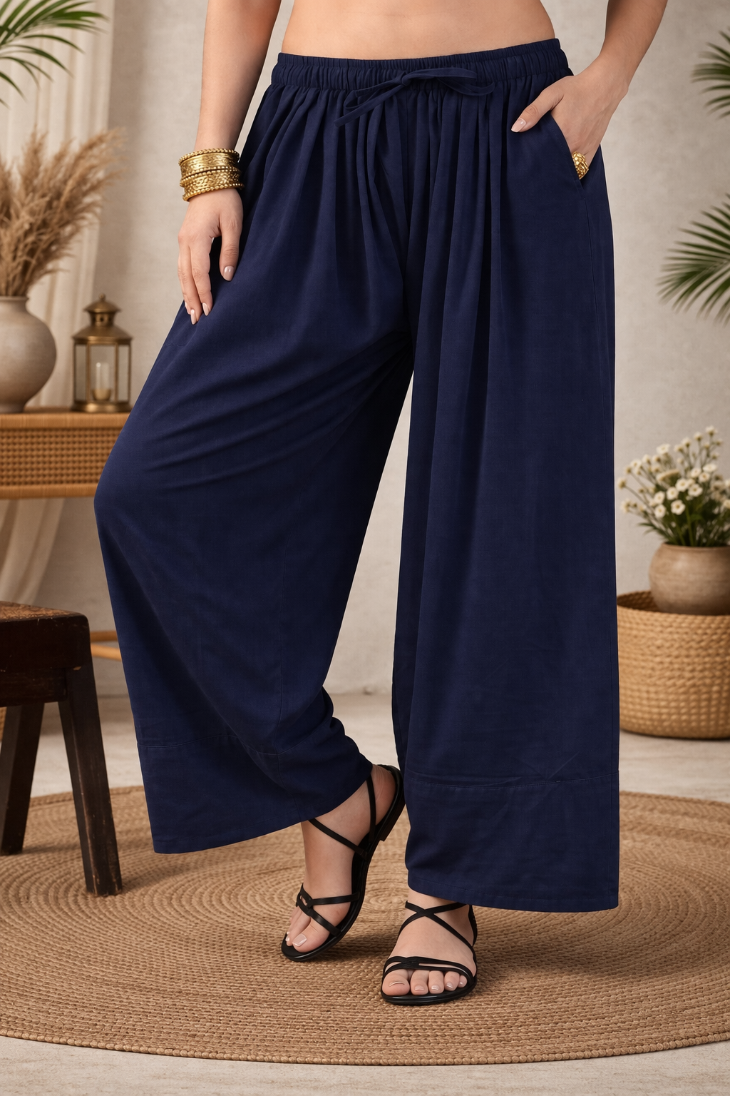 Premium Cotton Farsi Salwar - Soft Comfort