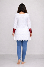 Trending White Chikankari Pure cotton Kurta