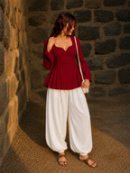Ruby Bloom Kurti with Balloon pant