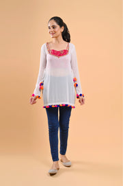 Geet Style 2 Piece Blouse Set Full Sleeves Kurti
