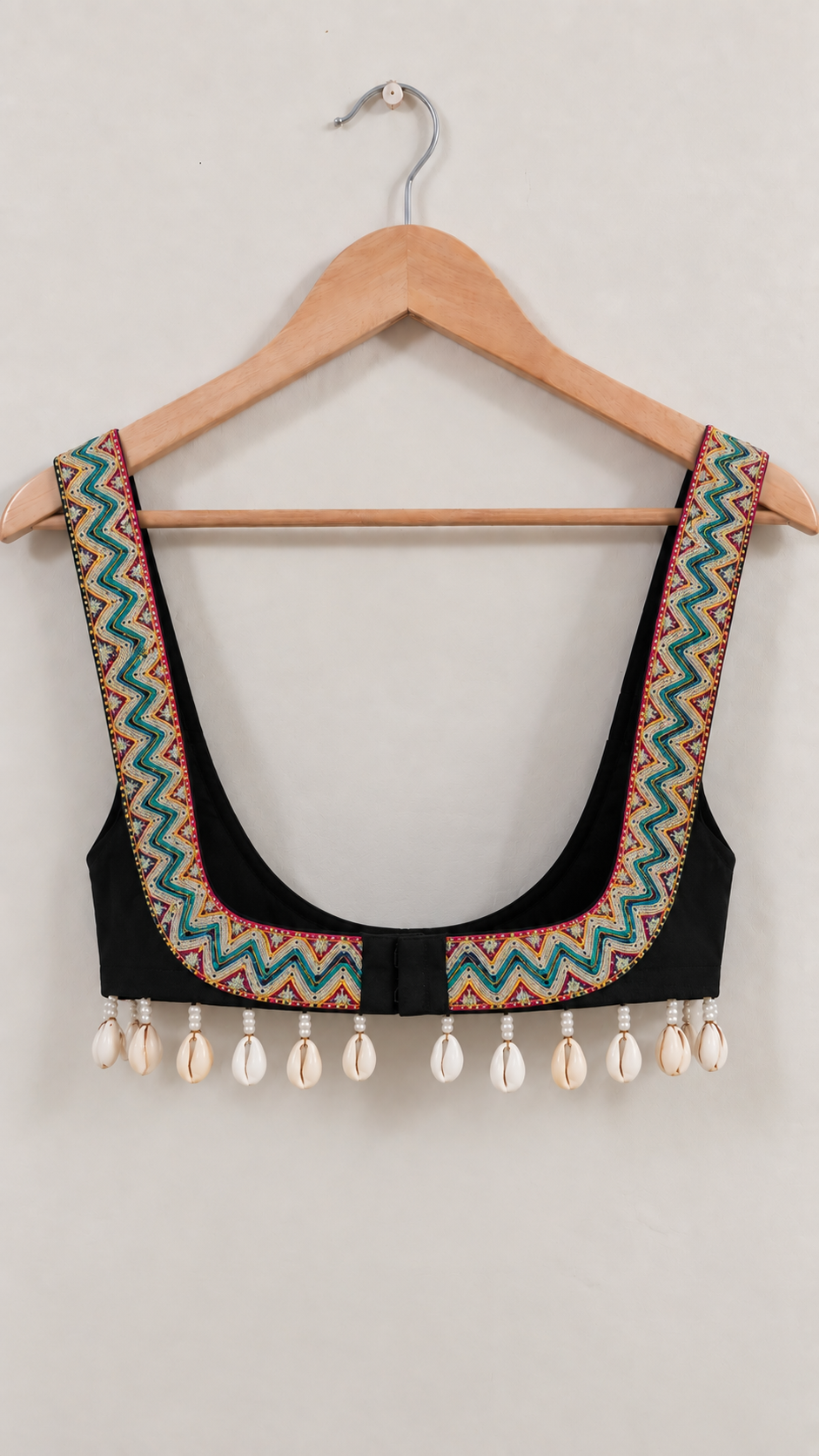 Boho Shell Corset Blouse