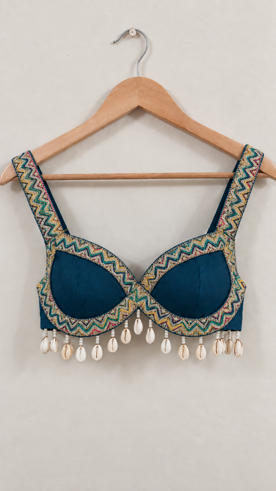 Boho Shell Corset Blouse