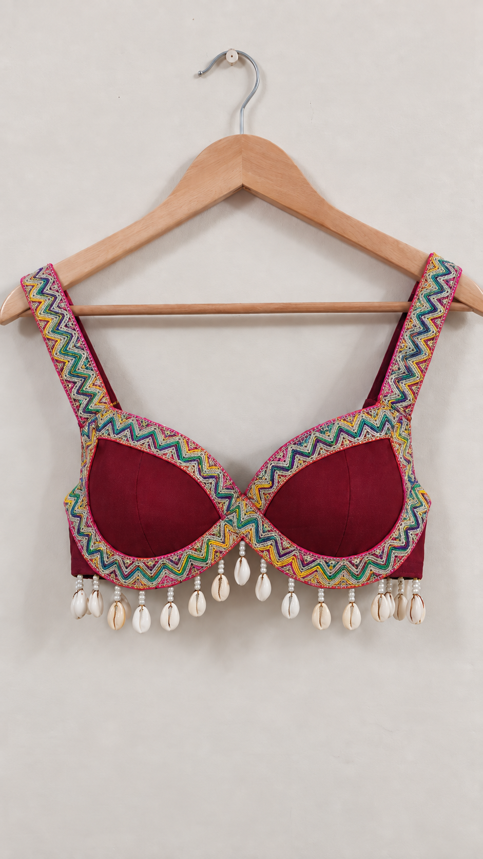 Boho Shell Corset Blouse