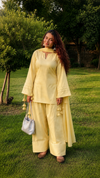 Trending Lace Up Kurti Set