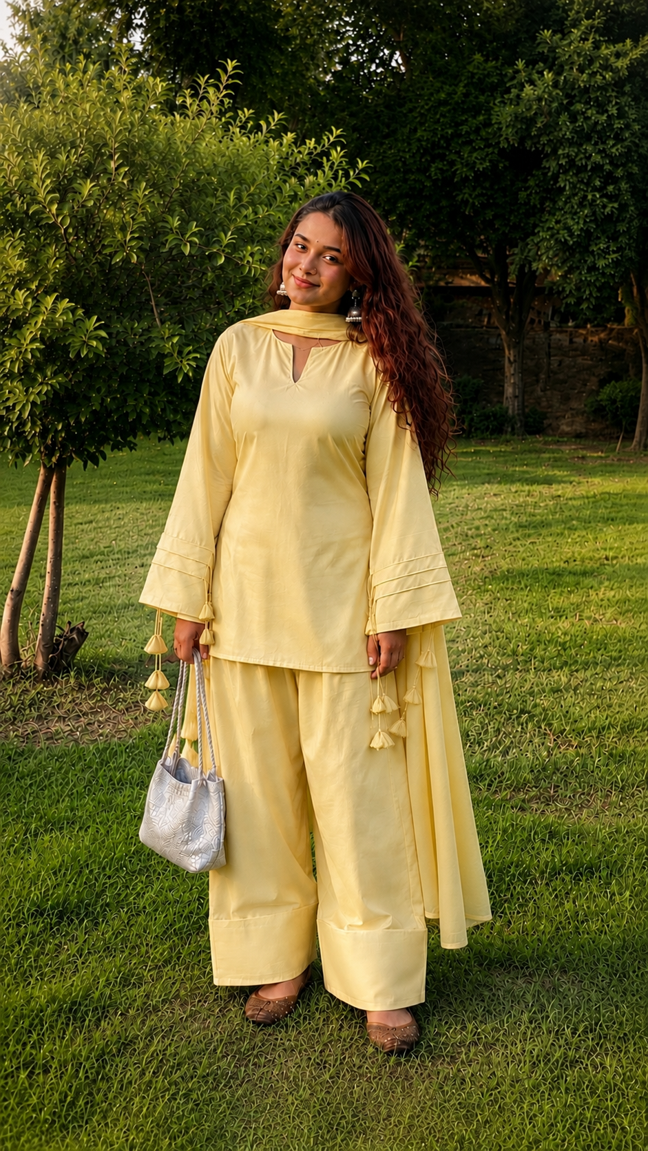 Trending Lace Up Kurti Set