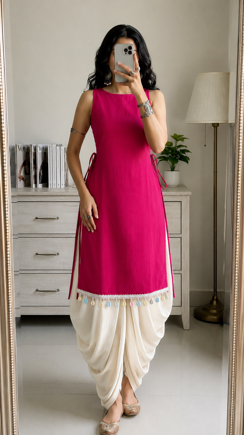 Noor kurti and Dhoti set (Festive edition)