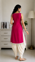 Noor kurti and Dhoti set (Festive edition)