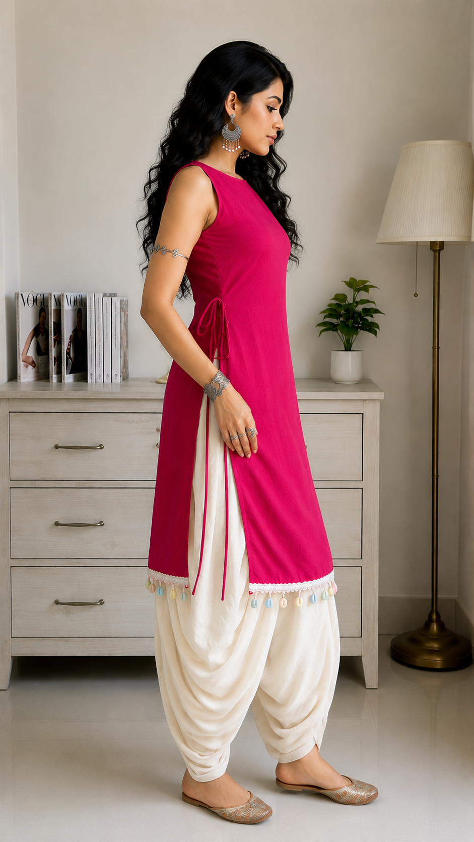Noor kurti and Dhoti set (Festive edition)