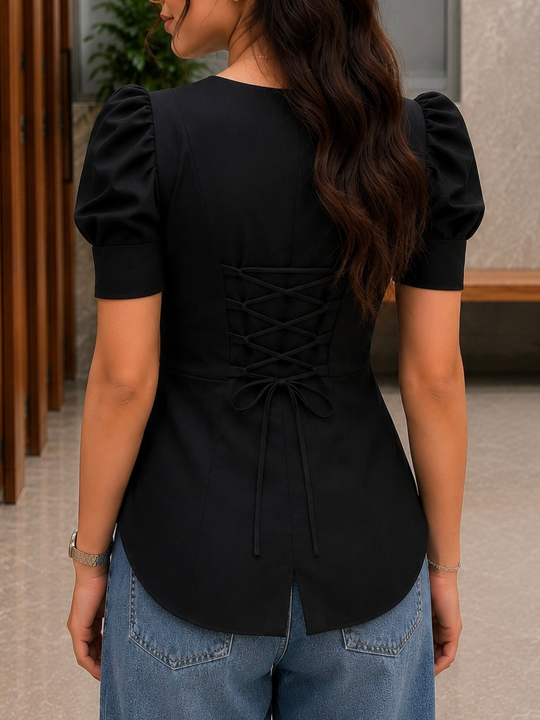 The Disney Princess Puff Sleeves Top