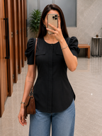 The Disney Princess Puff Sleeves Top