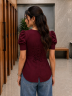The Disney Princess Puff Sleeves Top