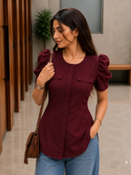 The Disney Princess Puff Sleeves Top