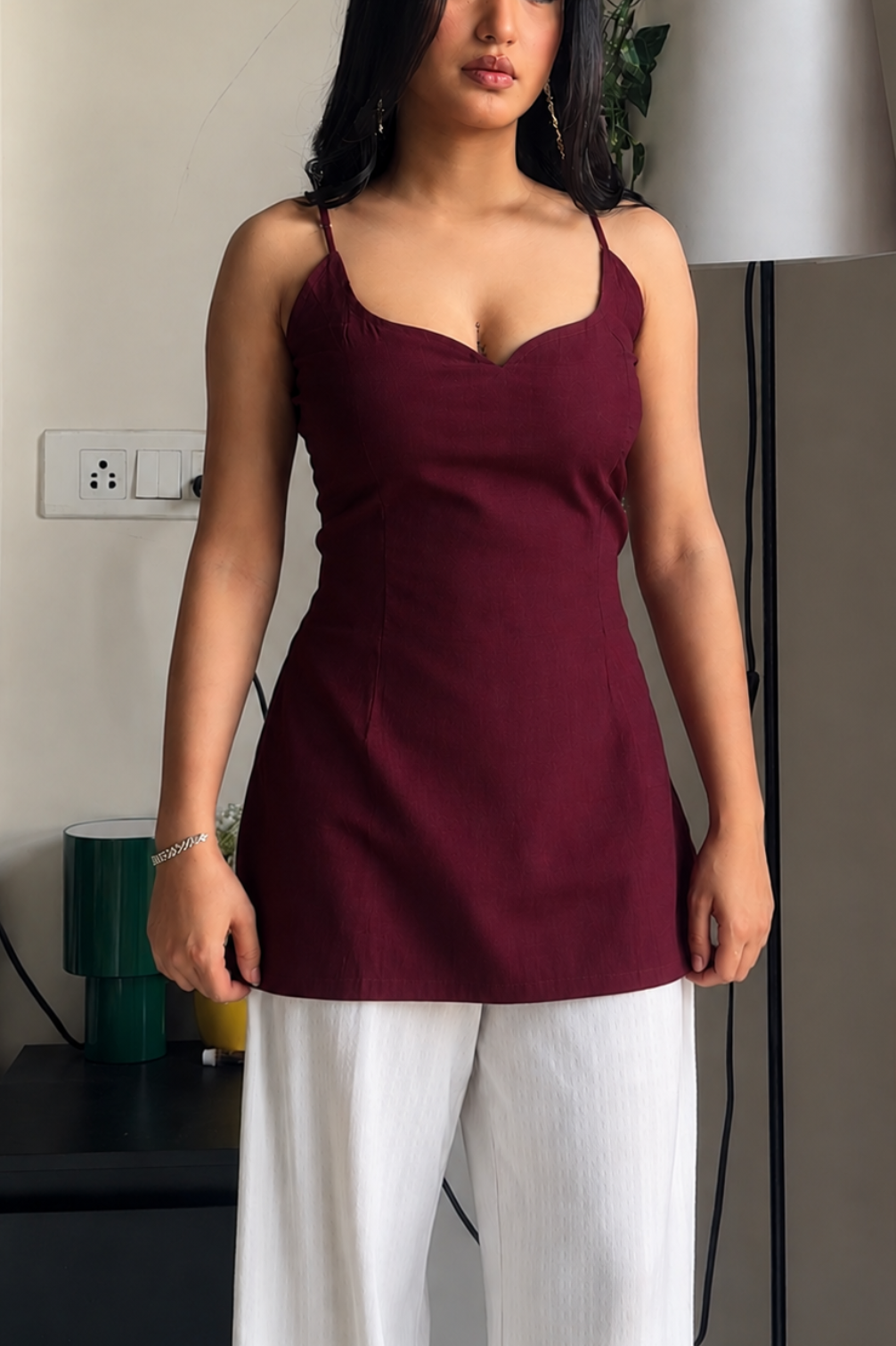 Trending Detachable Sleeves Kurti In Premium Rayon Fabric