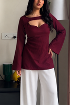 Trending Detachable Sleeves Kurti In Premium Rayon Fabric