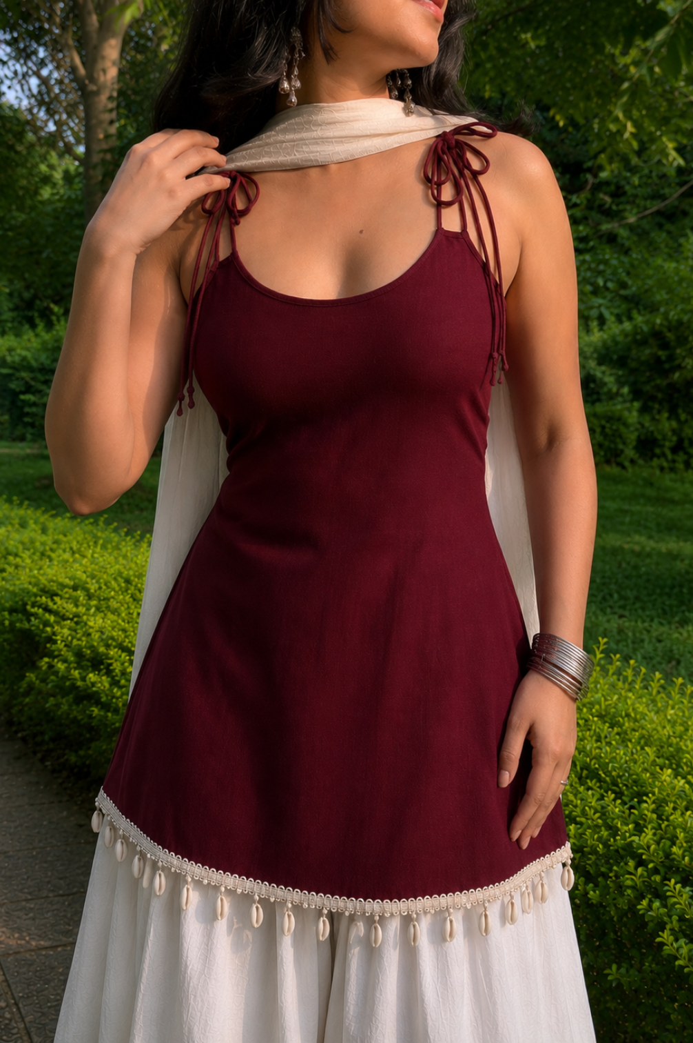 The Statement Desi Baddie Kurti