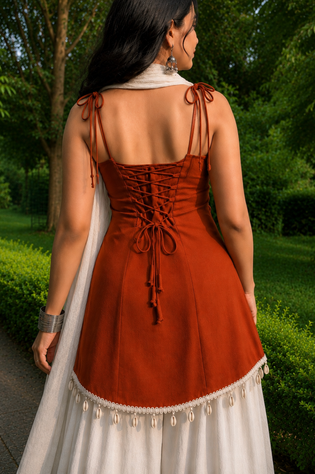 The Statement Desi Baddie Kurti