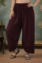 Premium Rayon Farsi Salwar - Soft Comfort Deep Maroon Color