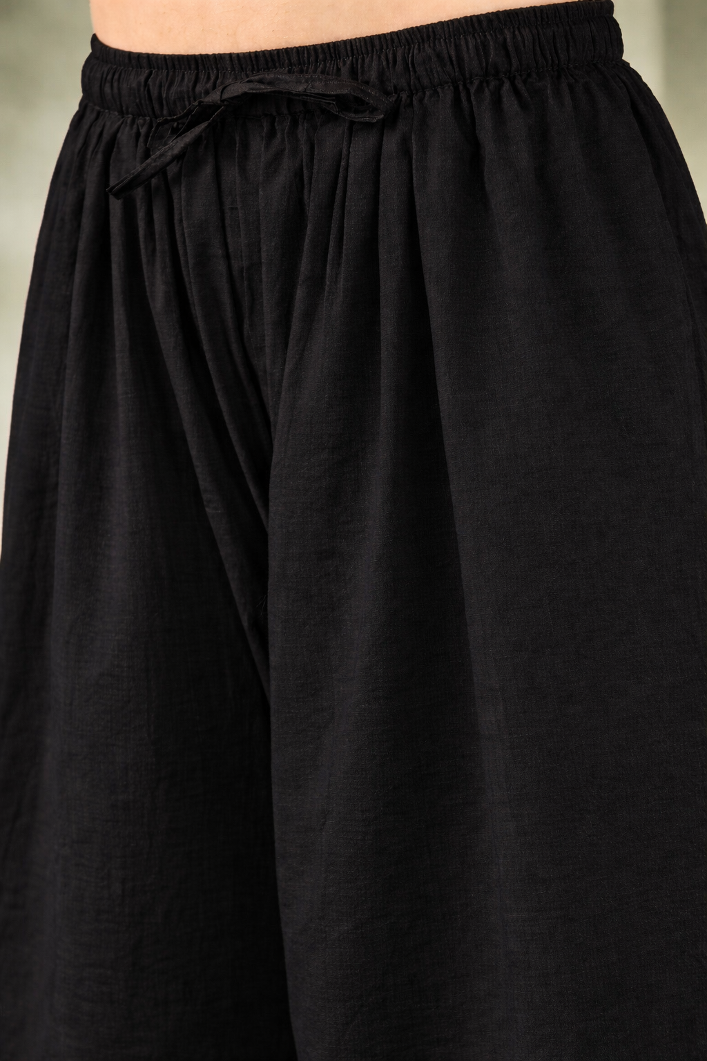 Premium Rayon Farsi Salwar - Soft Comfort Black Color