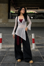 Two piece Seamless Tube with Transparent cover kurti